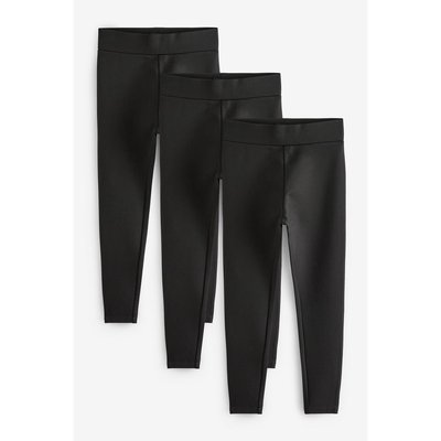 Leggings longs en maille point rome, lot de 3 NEXT