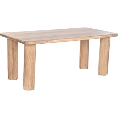 table de salle à manger en acacia style naturel collection shabby RECOLLECTION