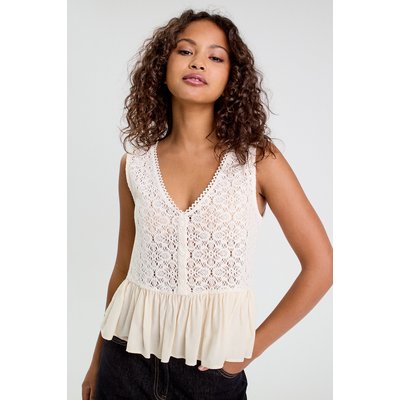 Blouse sans manches dentelle CACHE CACHE