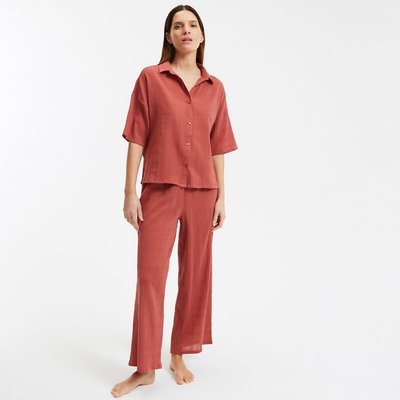 Pyjama en crépon de coton LA REDOUTE COLLECTIONS