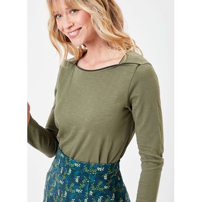 T-shirt coton bio col bateau GONDA LA FIANCÉE