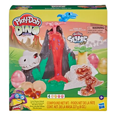 Play Doh Dino Crew L'île aux Dino avec pâte à modeler HydroGlitz HASBRO