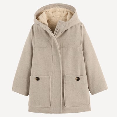 Manteau duffle-coat à capuche, doublé sherpa LA REDOUTE COLLECTIONS