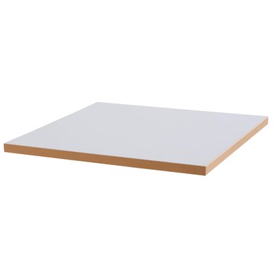 Plateau de table carré 60 x 60 cm en contreplaqué, LA VILLETTE OVIALA