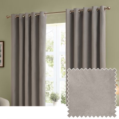 The Ultimate Velvet Blackout Eyelet Curtains FURN.