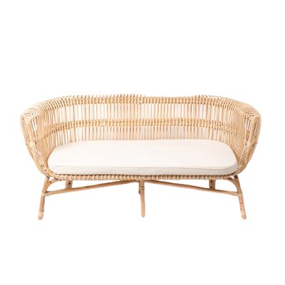 Canapé en rotin avec coussin HAVANA HYDILE