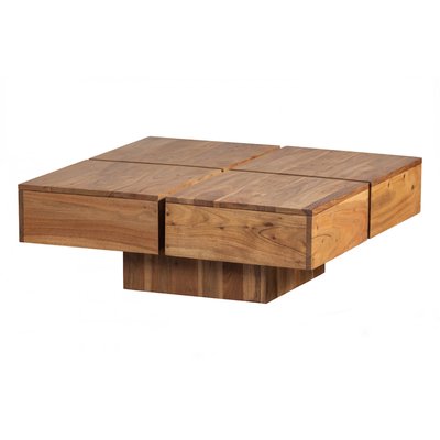 Table basse en bois carrée - LYRA MATHI DESIGN