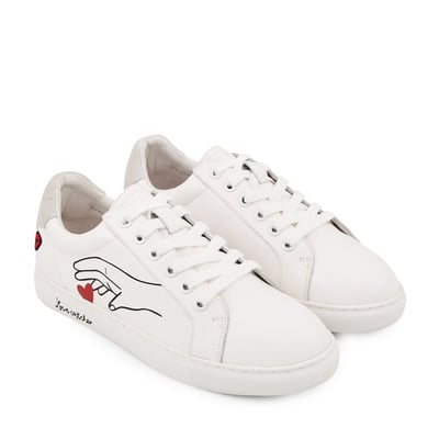 Baskets En Cuir Simone Artdesmaux Love Catcher BONS BAISERS