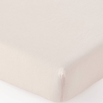 Drap housse, 100% lin MONOPRIX