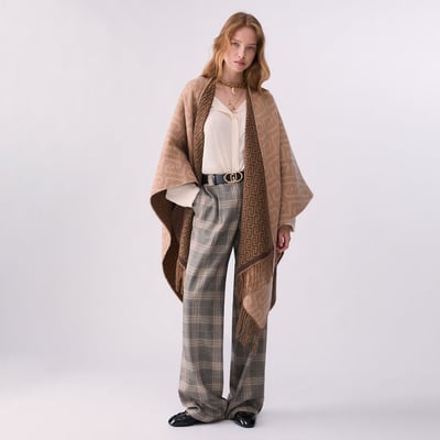 Poncho Jacquard Monogramme LIU JO