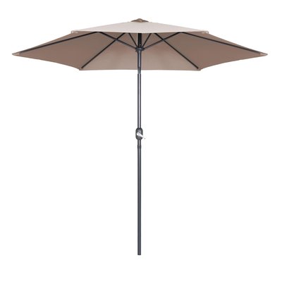 Parasol droit à manivelle inclinable 3m, MATERA OVIALA