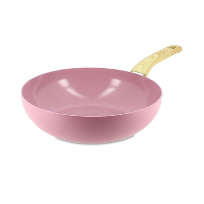 Wok 28cm en aluminium recyclé, COLORAMA MENASTYL