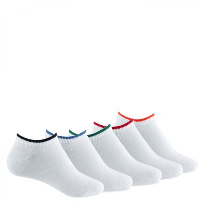 Lot de 5 paires de chaussettes invisibles en coton KINDY