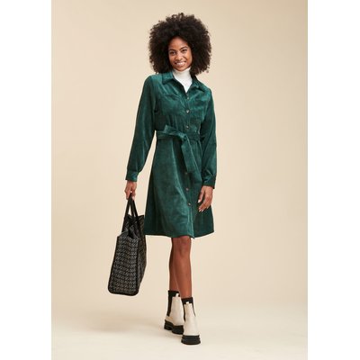 Robe chemisier en velours LA FEE MARABOUTEE