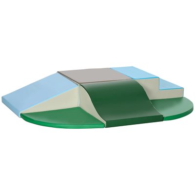 6 blocs de construction en mousse XL - modules de motricité EPE PU multicolore HOMCOM