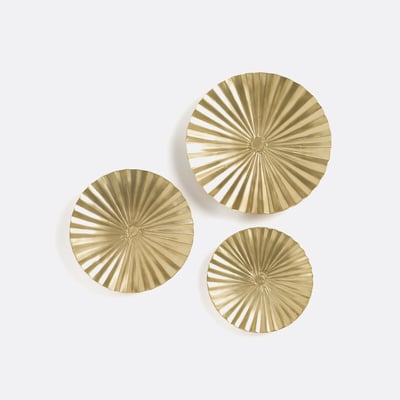 Lote de 3 decorações de parede redondas, Strakaza LA REDOUTE INTERIEURS