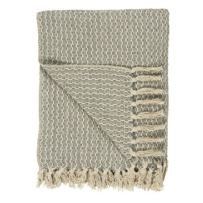 Plaid coton franges IB LAURSEN