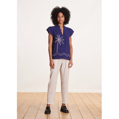 Pantalon fluide en lyocell LA FEE MARABOUTEE