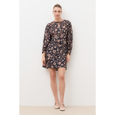 Robe courte col rond RANIA CAROLL