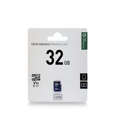 Carte Micro SD 32Go micro SDHC LISTO