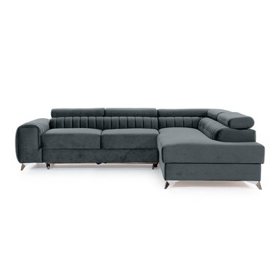 Canapé d'Angle Convertible en Velours 5 places - TALISAY LISA DESIGN
