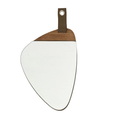 Miroir galet bois 20x30 DECORATIE