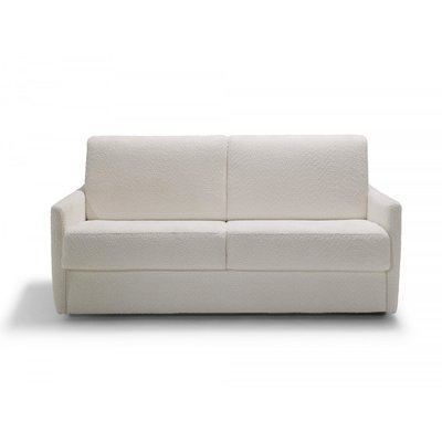 Canapé convertible express 3 places en tissu bouclé - SIENNE HOMIFAB