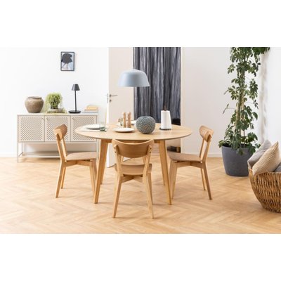 Table à manger ronde en bois 8 places D140 - LETA HELLIN, DEPUIS 1862