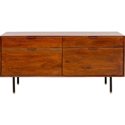 Buffet 2 portes 2 tiroirs en manguier, RAVELLO KARE DESIGN