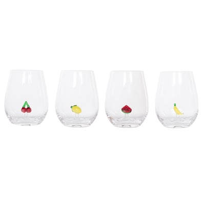 Verre fantaisie Frutti (lot de 4) - FRUTTI TABLE PASSION