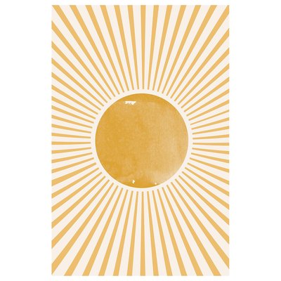 Tableau abstraite boho sun HEXOA