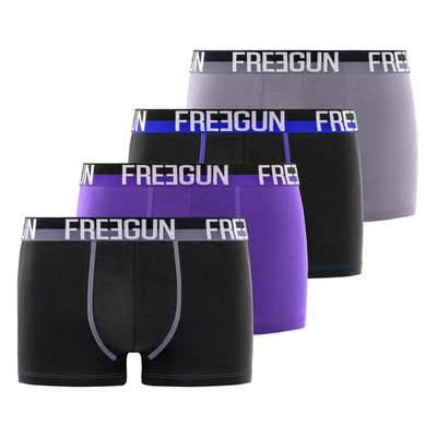 Lot de 4 Boxers coton FREEGUN