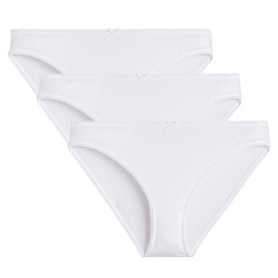 3er-Pack Slips, Baumwoll-Stretch LA REDOUTE COLLECTIONS