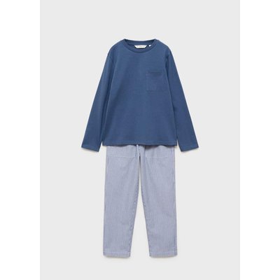 Pyjama long coton rayures MANGO KIDS