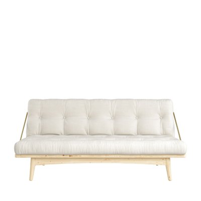Canapé convertible en bois naturel et tissu- FOLK KARUP DESIGN