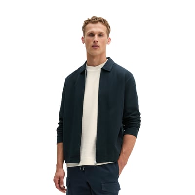 Veste zippée regular avec une structure fine MARC O'POLO