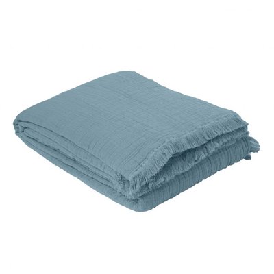 Plaid Gaze de coton BREHAT TOISON D OR