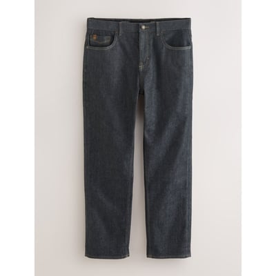 Jean en denim brossé confortable à carreaux Signature NEXT