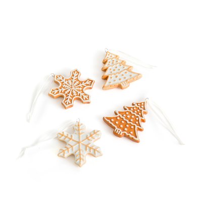 Lot de 4 décorations de noël à suspendre, Caspar LA REDOUTE INTERIEURS