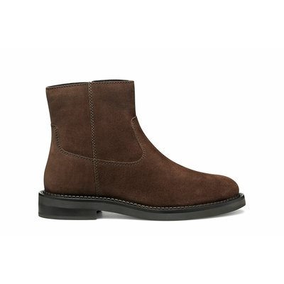 Flache Veloursleder-Stiefeletten Serilda mit Reissverschluss GEOX