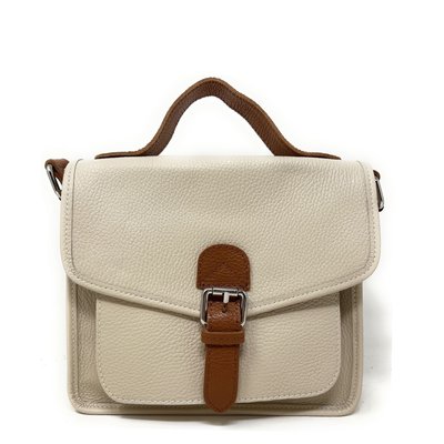 Sac bandoulière cartable en cuir grainé CALVI OH MY BAG