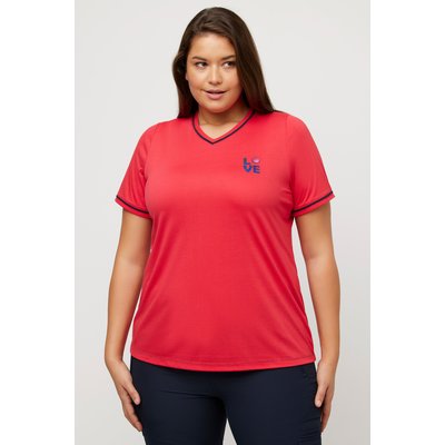 T-shirt, Love, col en V, manches courtes ULLA POPKEN