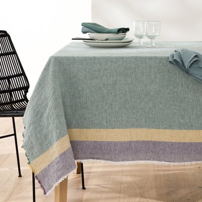 Nappe lin lavé tissé-teint, Valparaiso LA REDOUTE INTERIEURS