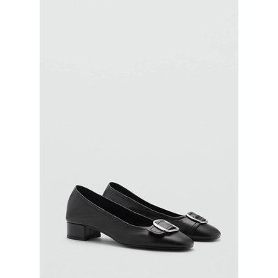 Chaussures cuir boucle MANGO