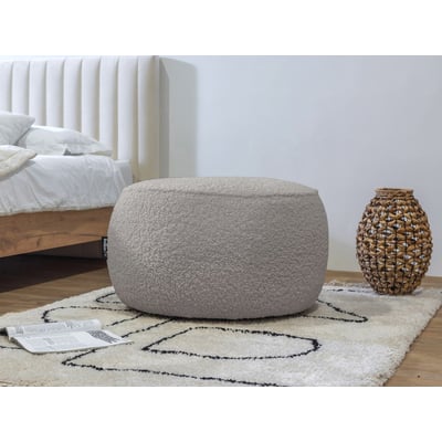 Pouf tissu bouclette, MERINOS BOBOCHIC
