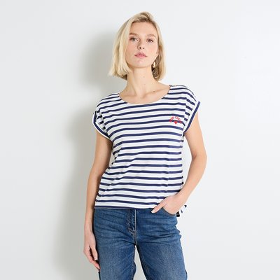 T-shirt col bateau GRAIN DE MALICE