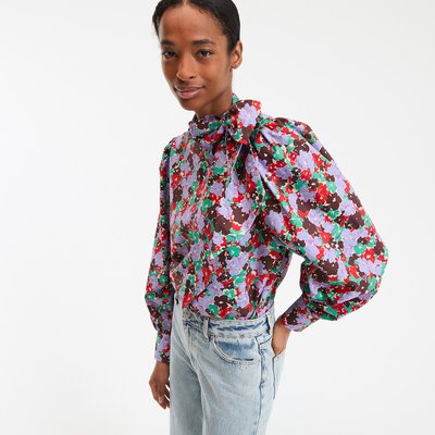 Camisa de mangas compridas com estampado floral LA REDOUTE COLLECTIONS