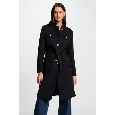 Manteau long ceinturé MORGAN