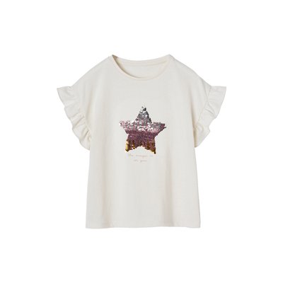 Chandail paillette reversible fille top