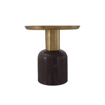 Table d'appoint en fer, ronde, Art deco 825 ARTE ESPINA